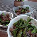 ひっこ's cooksnap of when they made 万願寺唐辛子と牛肉の甘辛煮.