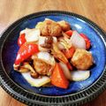 やなぎだまこ's cooksnap of when they made 冷凍肉団子の甘酢あん炒め～酢豚風～.