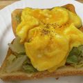 クック8DS8UL☆'s cooksnap of when they made 【超熟CMレシピ】ふわ玉キャベツトースト.