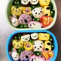 Chaaa_room's cooksnap of when they made 動物いっぱいのお弁当♪ライオン・キリン編.