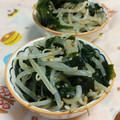 赤い電話's cooksnap of when they made もやしとワカメのナムル.