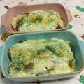 赤い電話's cooksnap of when they made 残ったカレーでポテトグラタン.