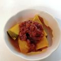 ジョンリークッカー's cooksnap of when they made 南瓜と小豆のいとこ和え.