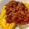 なびろめ's cooksnap of when they made きのこたっぷりのオムレツ☆デミソースかけ.