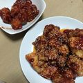 まりりん1968's cooksnap of when they made 揚げずに簡単ヤンニョムチキン！.