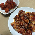 まりりん1968's cooksnap of when they made 揚げずに簡単ヤンニョムチキン！.