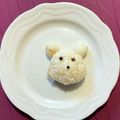 ブランディ's cooksnap of when they made テディベアっぽいおにぎりプレート♪.