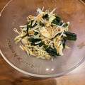 まめ郎's cooksnap of when they made もやしとわかめのサラダ.