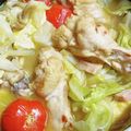 ブランシュkuu's cooksnap of when they made 春キャベツでエスニック鍋！.
