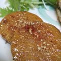 いさみょば's cooksnap of when they made 簡単ヘルシーおつまみ☆皮ごと長芋ステーキ.