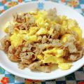 ふうはっちゃん's cooksnap of when they made お弁当に♪おかずに♪簡単豚肉たまご炒め♬.