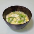 キンプリ's cooksnap of when they made ニラと卵の味噌汁.