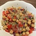 Yokchina's cooksnap of when they made ひよこ豆とキノアのサラダ.