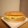 みるく茶's cooksnap of when they made ふわふわたまごサンド♪コッペパンに挟んで.