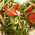 クックS5N2AF☆'s cooksnap of when they made 簡単、時短の水菜のサラダ.