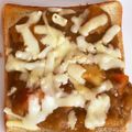 ☆ドキンちゃん☆”'s cooksnap of when they made 残り物で！！カレートースト.