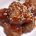 か～ぽ☆'s cooksnap of when they made うずらの卵in！肉団子 甘酢味 お弁当に.