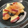 ☆mari ☆'s cooksnap of when they made 柿とりんごと干し葡萄のヨーグルマヨサラダ.