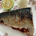 桃的美しき日々's cooksnap of when they made 液体塩こうじでさばの漬け焼き☀.