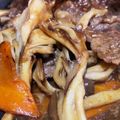 おひろ359's cooksnap of when they made 牛肉と舞茸と小松菜のオイスターソース炒め.