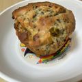 67luna's cooksnap of when they made ＊黒ごまと薩摩芋のマフィン＊.