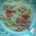 ばるさみこす！'s cooksnap of when they made トマトと生ハムの冷製パスタ.
