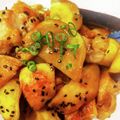 さおりらっくま's cooksnap of when they made 揚げ鶏とさつまいものポン酢炒め.
