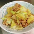 クリちゃん0309's cooksnap of when they made #油を使わず豚コマ玉ねぎキャベツの旨炒め.