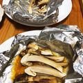 りたすけ's cooksnap of when they made 松茸を味も香も閉じ込めホイル焼き☆2種類.