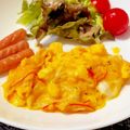 t0mt0mt0m's cooksnap of when they made ふっわフワ♡かにマヨ♡スクランブルエッグ.
