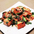 Dellaたん's cooksnap of when they made 厚揚げと豚肉のオイスターソース炒め.