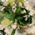 みにゃすけ★'s cooksnap of when they made 時短！とろッと小松菜と白菜の鶏そぼろ炒め.