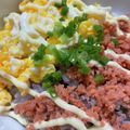 amileamila's cooksnap of when they made 鮭と卵の丼☆マヨネーズのせ.