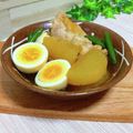 KBBキッチン☆'s cooksnap of when they made 居酒屋風♡鶏肉と大根の甘辛煮.