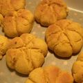 クックOP2A5A☆'s cooksnap of when they made HMで南瓜と紫芋のスコーン＊ハロウィン.