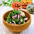 Satoco❋'s cooksnap of when they made 春菊とゲソの胡麻和え.