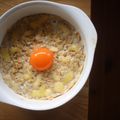 みるく茶's cooksnap of when they made レンジで簡単！オートミールでカルボ飯.