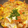 ゆきぽん030210's cooksnap of when they made 人参、ごぼう、豚肉の卵とじ.