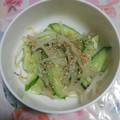 くネコまろす's cooksnap of when they made もやしときゅうりのナムル.