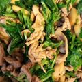 sara99's cooksnap of when they made 里芋✿豚肉✿小松菜のにんにく炒め.