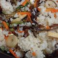 ムウママちゃん's cooksnap of when they made 炊飯器で簡単！優しい味の山菜おこわ.