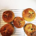 ぴょんぴょんぼうや's cooksnap of when they made さつまいも×つぶあんの黒糖きなこベーグル.