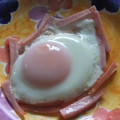 きらり流れ星's cooksnap of when they made いつもと違うハムエッグ♫.