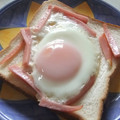 きらり流れ星's cooksnap of when they made いつもと違うハムエッグ♫.