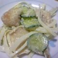 犬くんし's cooksnap of when they made とり皮のゴボウサラダ.