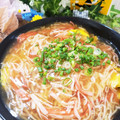 ゆるмαмα's cooksnap of when they made ふわふわ卵のカニかまあんかけ中華風.