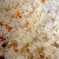 左官屋の奥さんです's cooksnap of when they made 簡単ランチ！ベーコンの炊飯器ピラフ.
