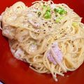 LIGHTちゃん's cooksnap of when they made みそ汁でリメイク！みそクリームパスタ.