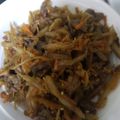 芋けんぴ大好き's cooksnap of when they made 簡単！ごぼう人参レンコン牛肉のきんぴら.