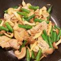ばたこキッチン's cooksnap of when they made 簡単！鶏肉とインゲンのバター醤油炒め☆.
